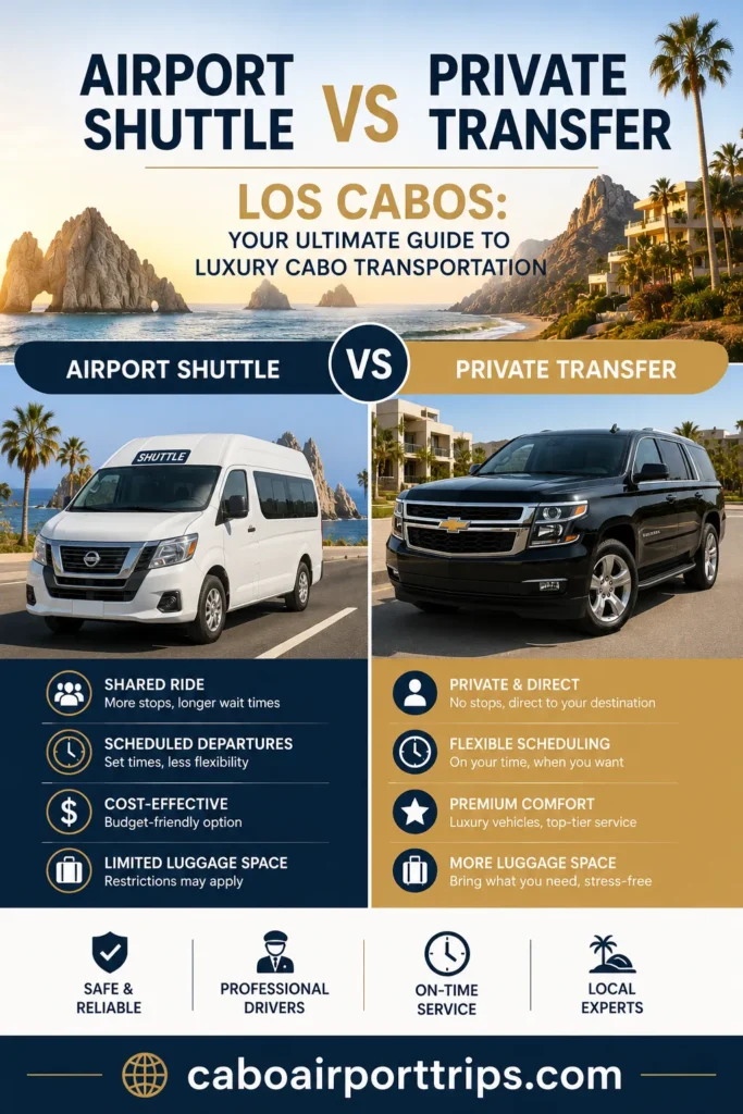 Airport Shuttle vs Private Transfer Los Cabos Your Ultimate Guide to Luxury Cabo Transportation_resultado