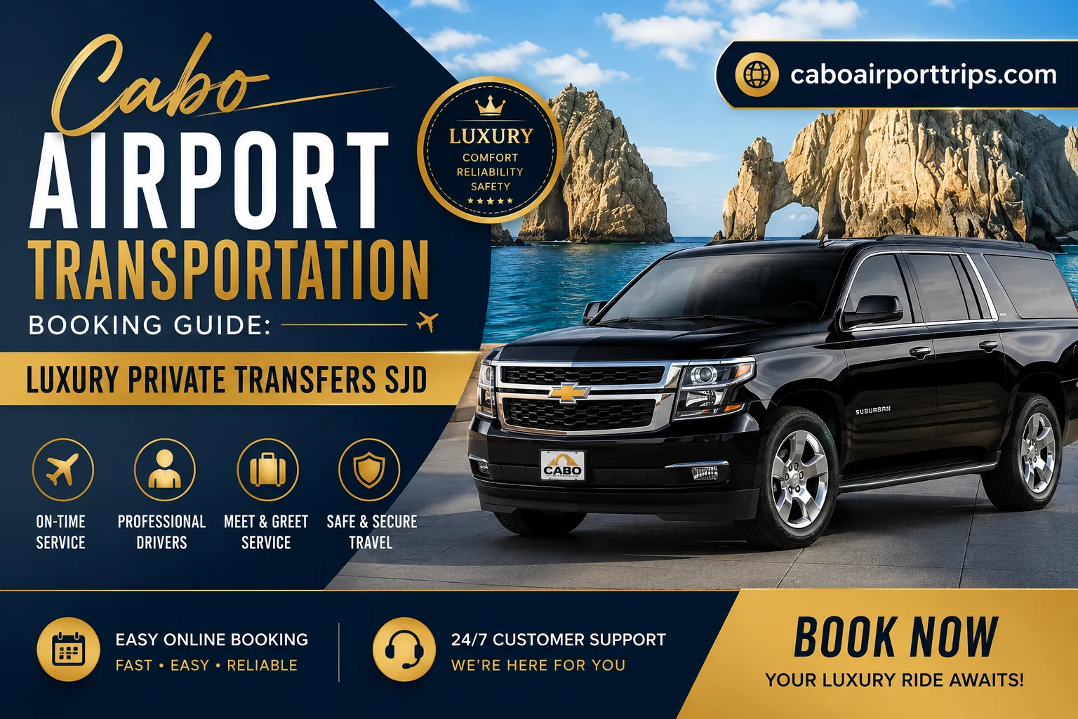 Cabo Airport Transportation Booking Guide Luxury Private Transfers SJD_resultado