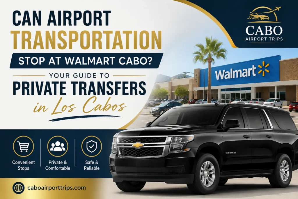 Can Airport Transportation Stop at Walmart Cabo Your Guide to Private Transfers in Los Cabos_resultado