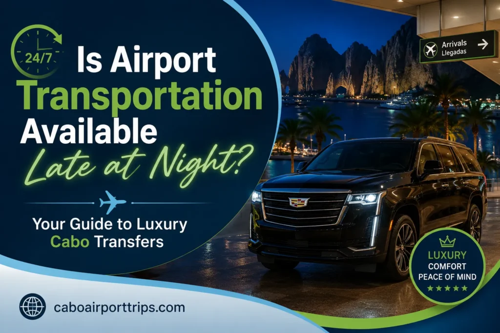 Is Airport Transportation Available Late at Night Your Guide to Luxury Cabo Transfers_resultado