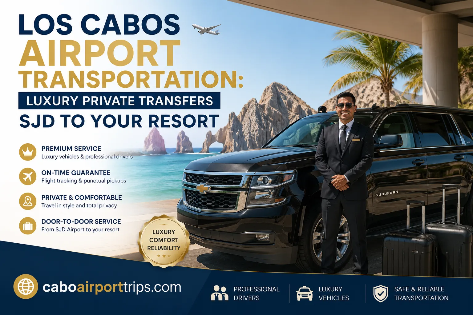 Los Cabos Airport Transportation Luxury Private Transfers SJD to Your Resort_resultado