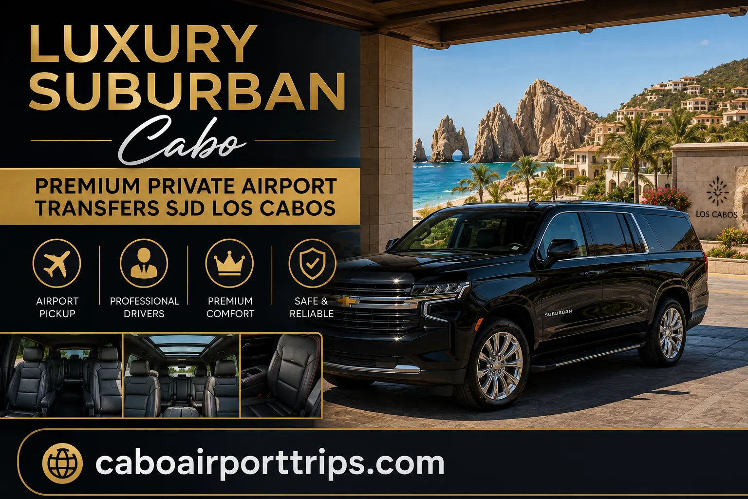 Luxury Suburban Cabo Premium Private Airport Transfers SJD Los Cabos_resultado