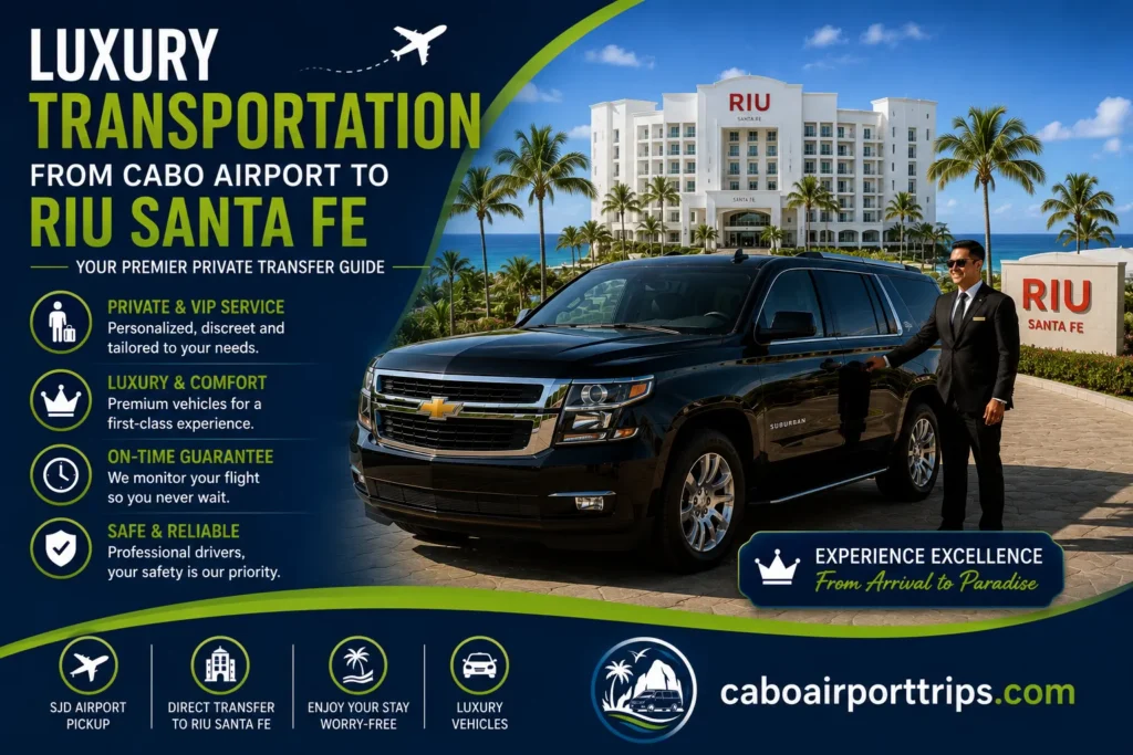 Luxury Transportation From Cabo Airport To RIU Santa Fe Your Premier Private Transfer Guide_resultado