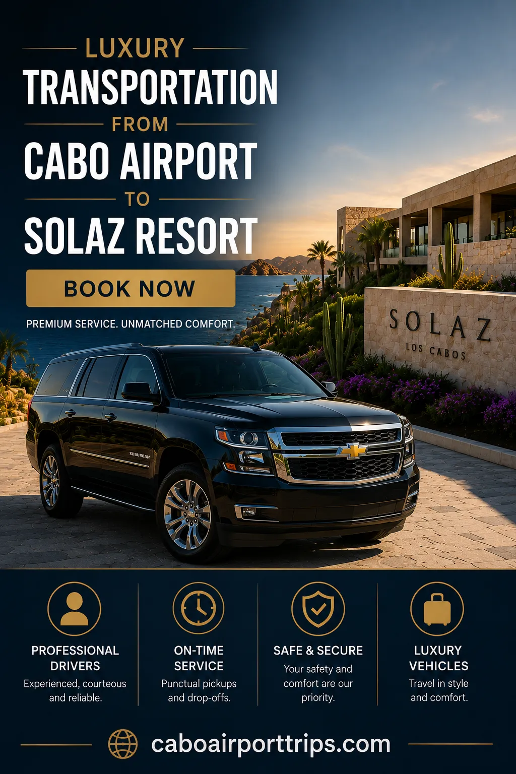 Luxury Transportation From Cabo Airport To Solaz Resort Book Now_resultado