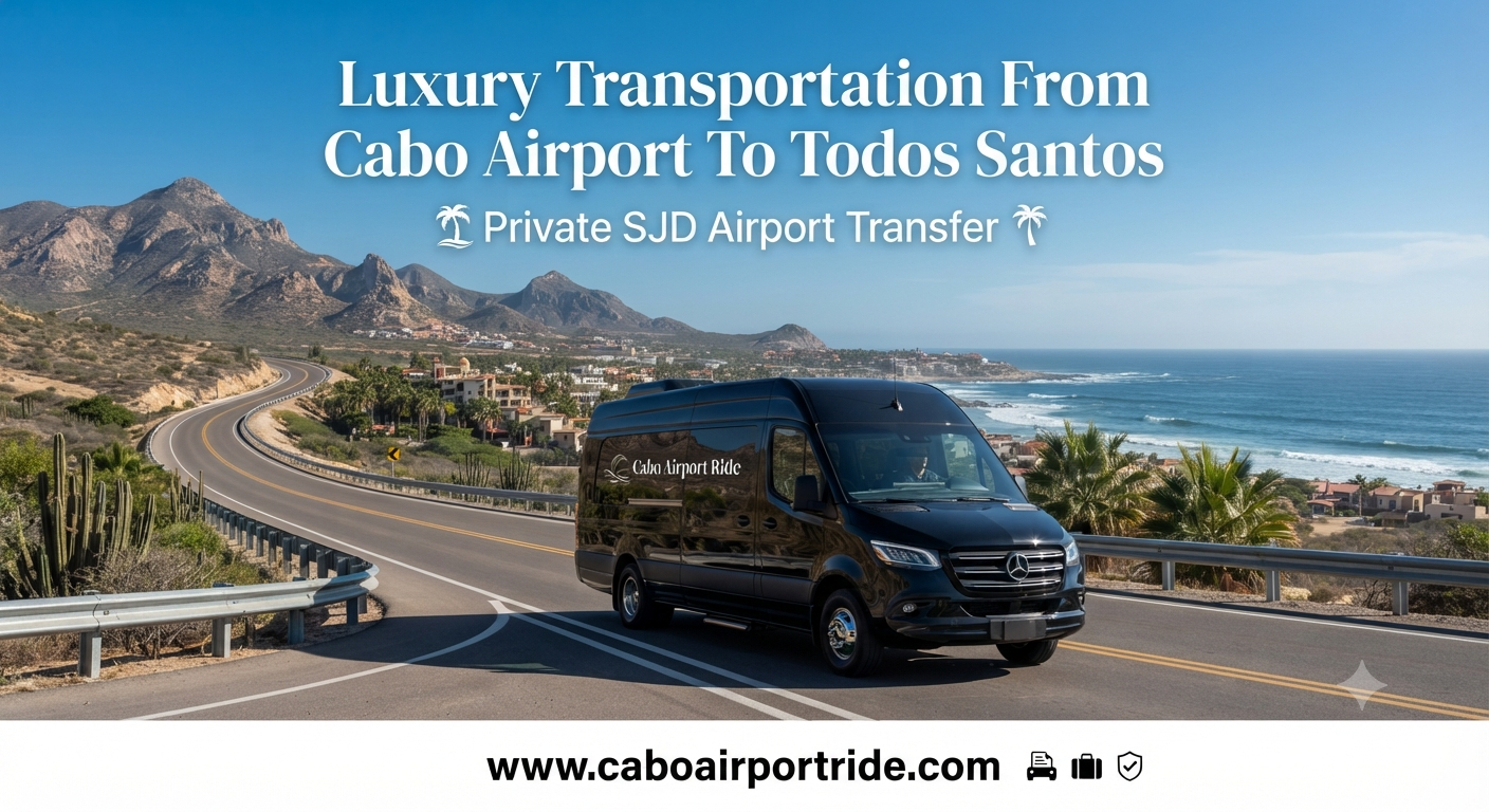 Luxury Transportation From Cabo Airport To Todos Santos Private SJD Airport Transfer