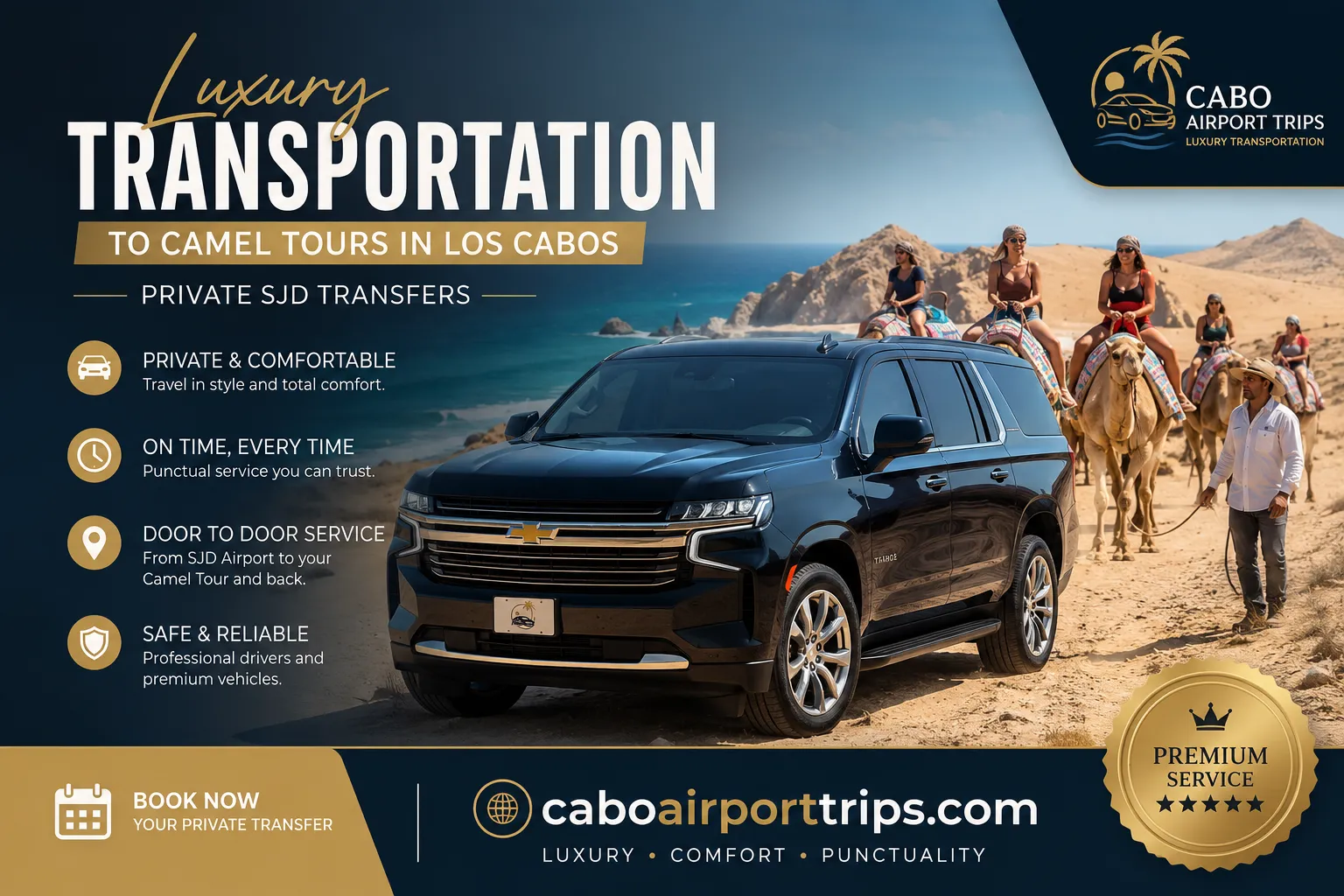 Luxury Transportation to Camel Tours in Los Cabos Private SJD Transfers_resultado