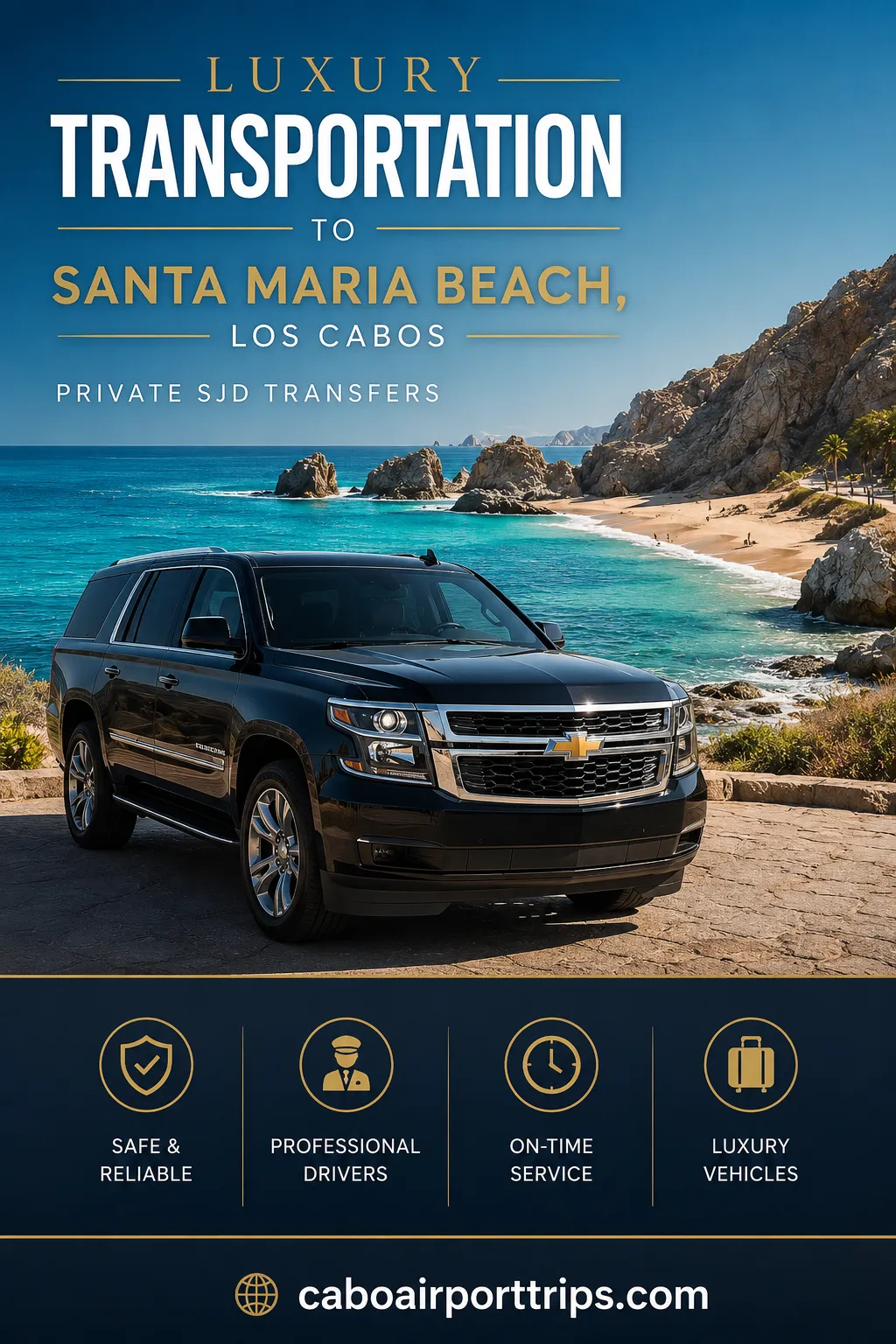 Luxury Transportation to Santa Maria Beach, Los Cabos Private SJD Transfers_resultado
