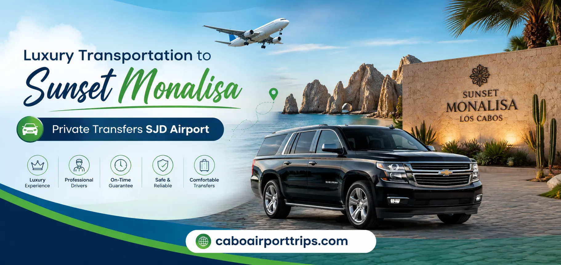 Luxury Transportation to Sunset Monalisa Private Transfers SJD Airport_resultado