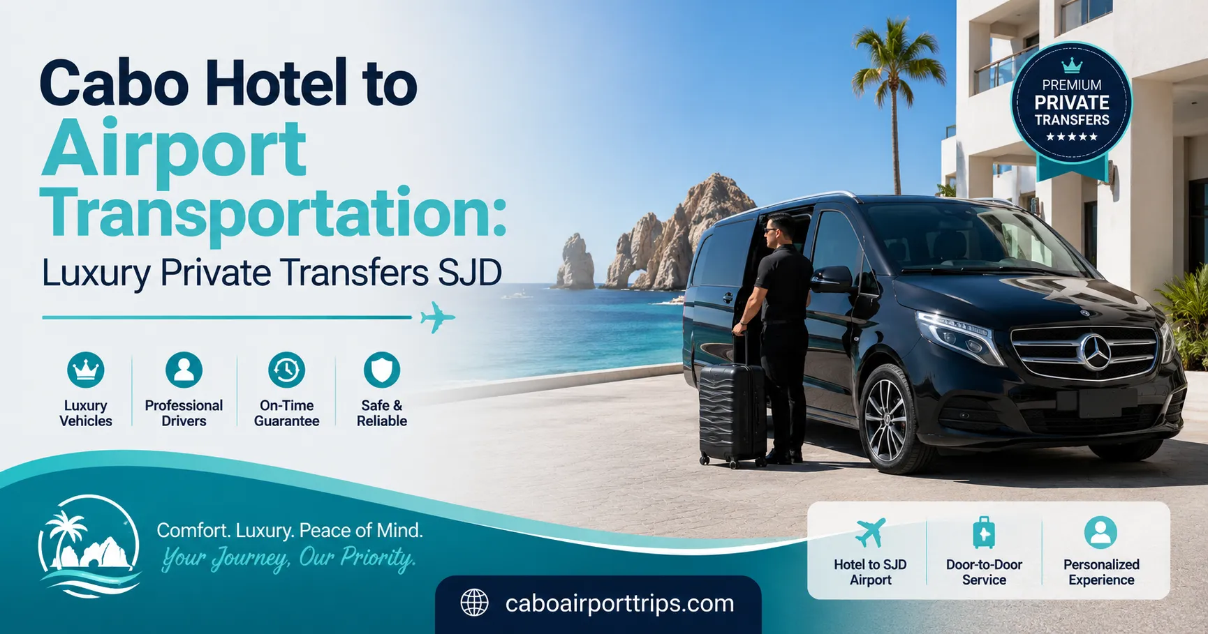 Cabo Hotel to Airport Transportation Luxury Private Transfers SJD_resultado