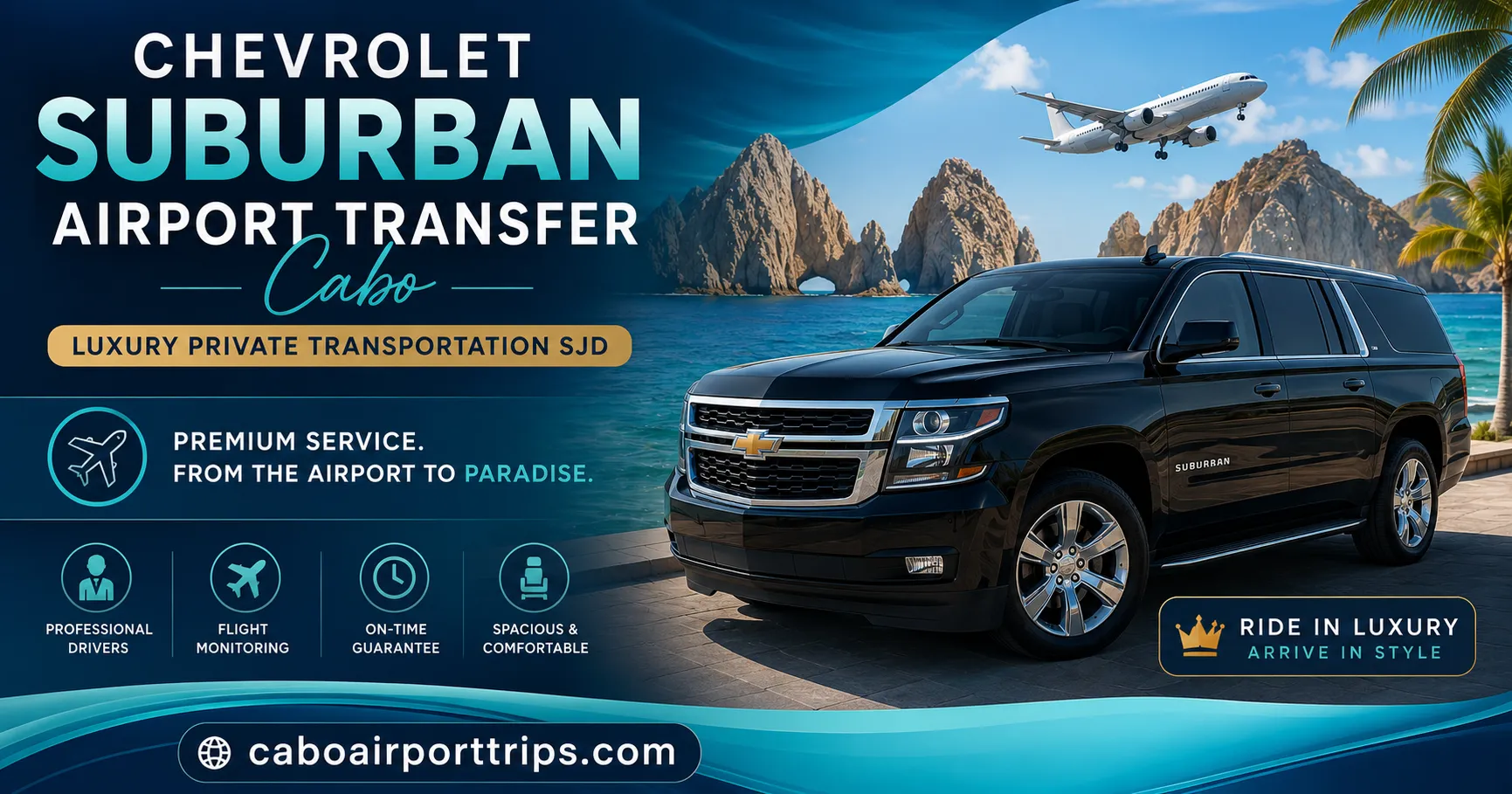 Chevrolet Suburban Airport Transfer Cabo Luxury Private Transportation SJD_resultado