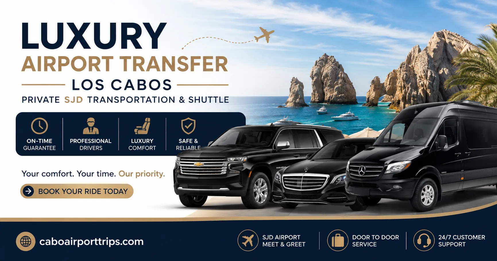 Luxury Airport Transfer Los Cabos Private SJD Transportation & Shuttle_resultado