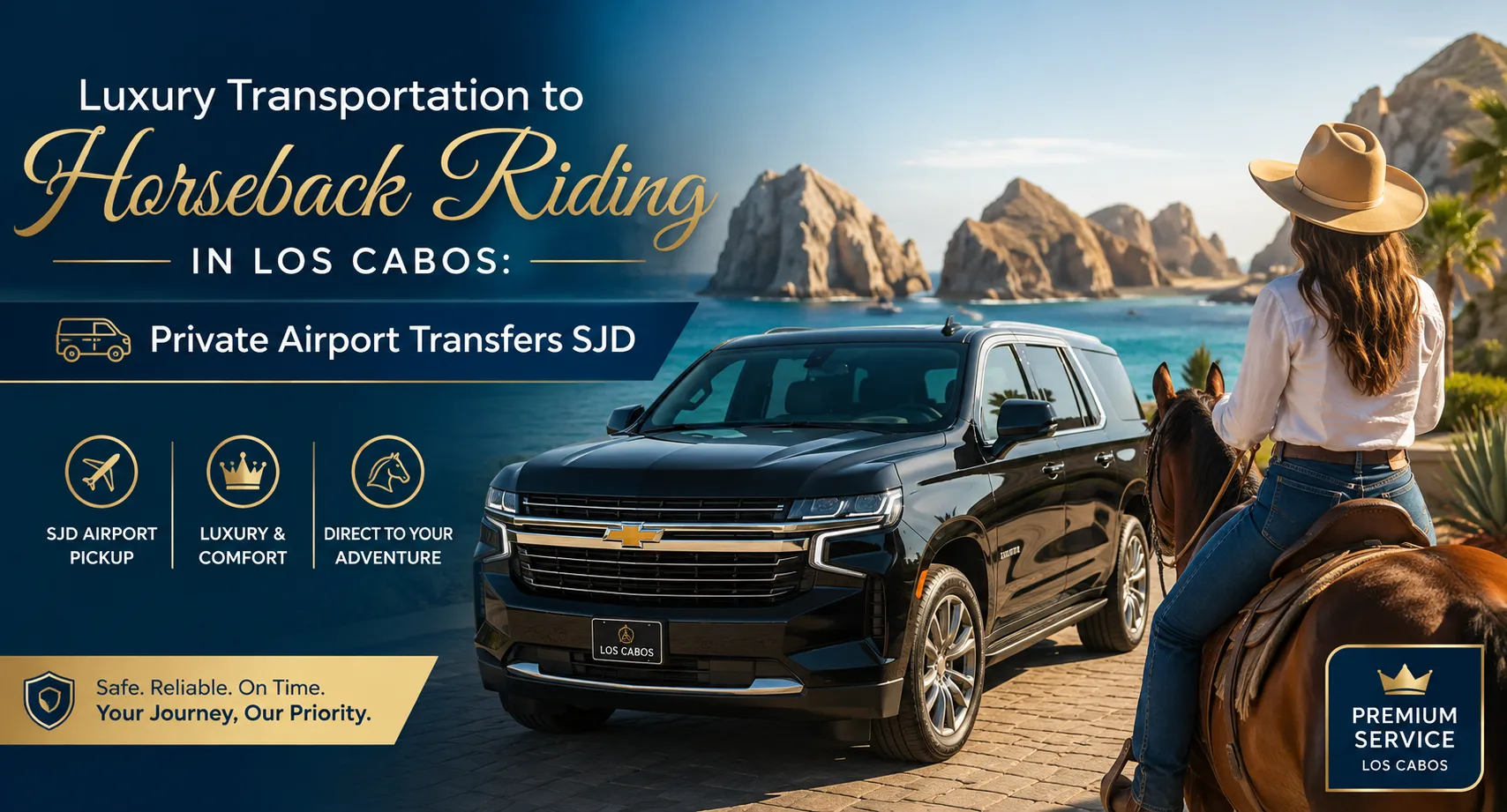 Luxury Transportation to Horseback Riding in Los Cabos Private Airport Transfers SJD_resultado