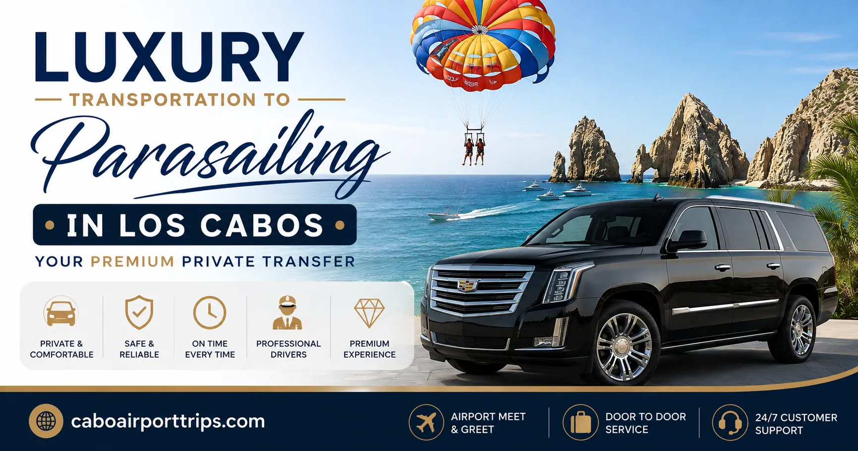Luxury Transportation to Parasailing in Los Cabos Your Premium Private Transfer_resultado