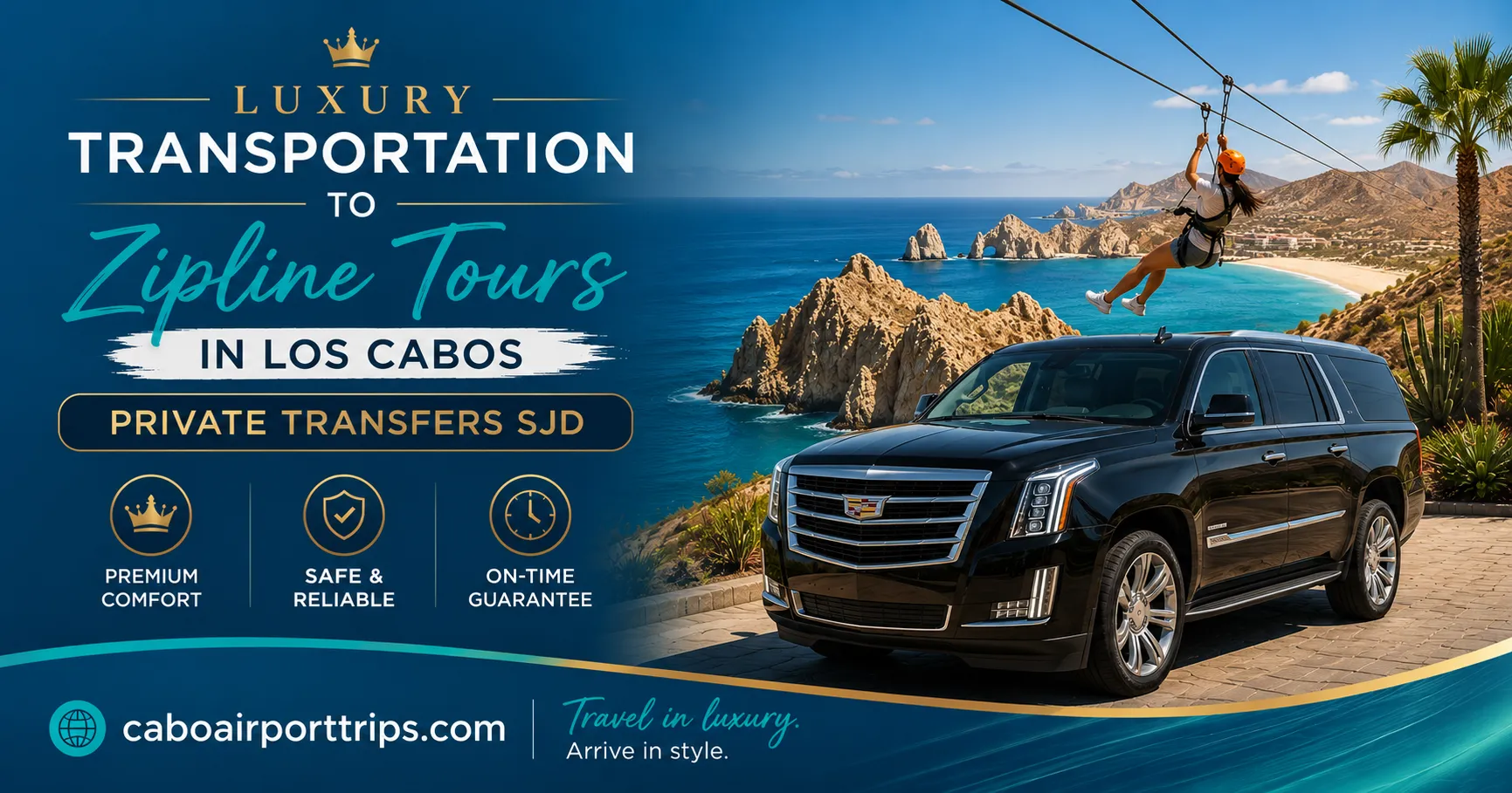 Luxury Transportation to Zipline Tours in Los Cabos Private Transfers SJD_resultado