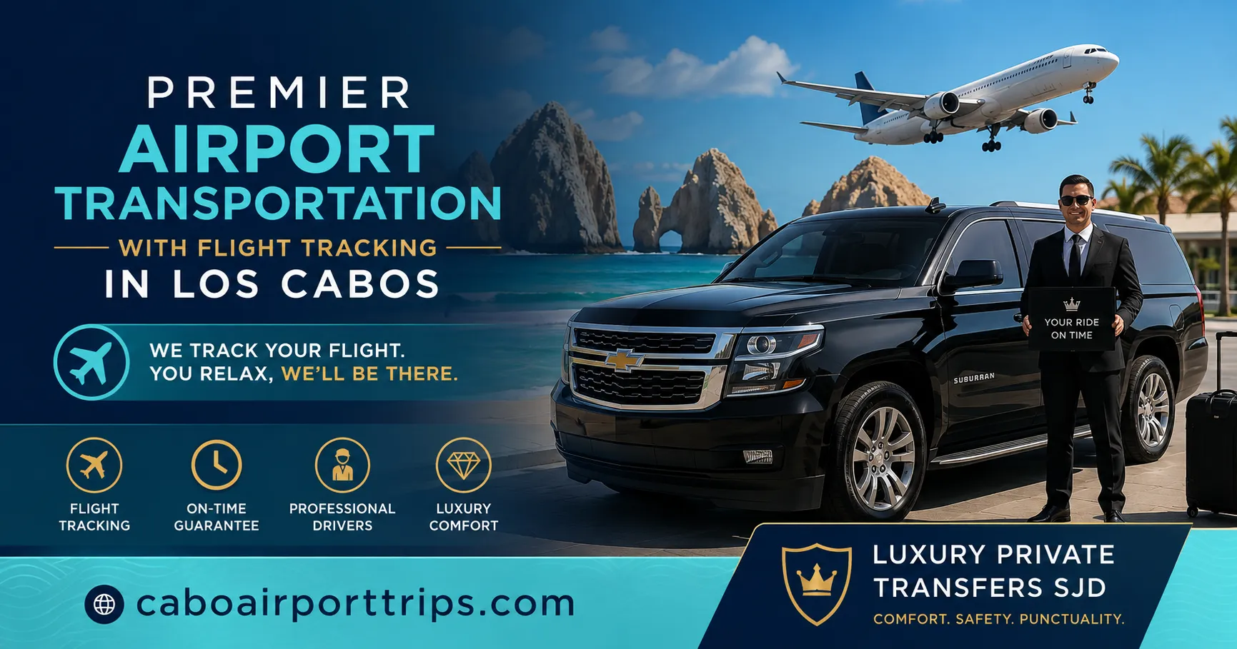 Premier Airport Transportation with Flight Tracking in Los Cabos Luxury Private Transfers SJD_resultado
