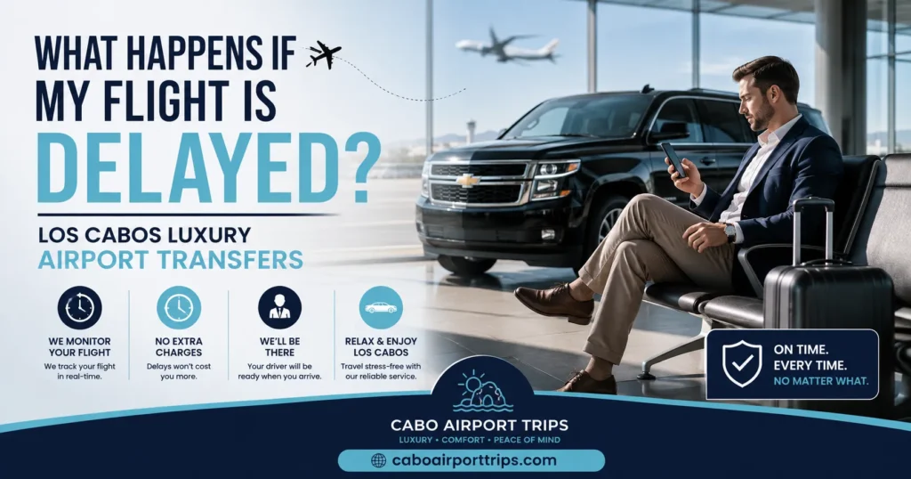 What Happens if My Flight is Delayed Los Cabos Luxury Airport Transfers_resultado